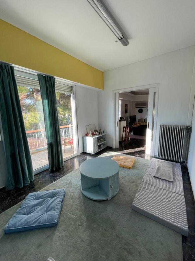 Spacious Apartment With Balconies, Ac, King Bed, Near Dt And Transports アテネ エクステリア 写真